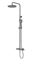 Душевая колонна Cezares RELAX-CD-GM, оружейная сталь