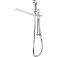 Смеситель Lemark Solo LM7170CW с гигиеническим душем, устанавливаемый на унитаз, хром/белый Смеситель Lemark Solo LM7170CW с гигиеническим душем, устанавливаемый на унитаз, хром/белый