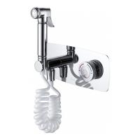 Смеситель D&K Bayern.Alfeld 004BLS0i08 Встраиваемый с гигиеническим душем Хром