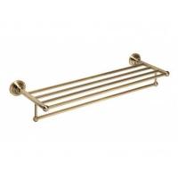 Полотенцедержатель Bemeta Retro 144102097 полка с перекладиной бронза
