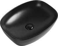 Раковина накладная Aquanet Fine-1-MB 50*38 см, черная матовая Раковина накладная Aquanet Fine-1-MB 50*38 см, черная матовая