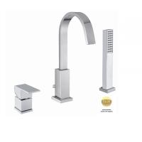 Смеситель Cezares Unika UNIKA-BVD3-03/24 На борт ванны Золото