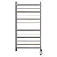 Полотенцесушитель электрический Point Аврора PN10148SPE П11 400x800 с полкой левый/правый, хром