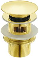 Донный клапан с переливом Boheme IMPERIALE 611/2, золото