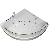 Акриловая ванна Ceruttispa Spa C-400 135x135 с гидромассажем