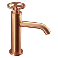 Смеситель для раковины Remer Chrono CH12RP, медь брашированная