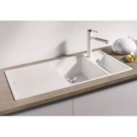 Мойка кухонная Blanco Axia III 6 S 523477 InFino Silgranit белый правая мойка (+доска стекло)