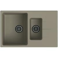 Мойка кухонная Ewigstein Gerd 78х50 Темно-бежевый