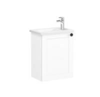 Тумба подвесная с раковиной Vitra Root Classic 45 см левая 68603, белая матовая Тумба подвесная с раковиной Vitra Root Classic 45 см левая 68603, белая матовая