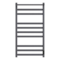 Полотенцесушитель электрический Point Меркурий PN83850PGR П9 500x1000 с полкой, диммер справа,графит Полотенцесушитель электрический Point Меркурий PN83850PGR П9 500x1000 с полкой, диммер справа,графит