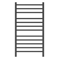 Полотенцесушитель электрический Point Вега PN71850B П12 500x1000, диммер справа, черный