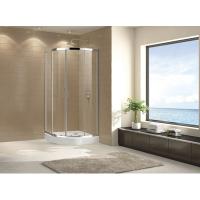 Душевой уголок Cezares Eco ECO-O-R-2-80-P-Cr 80x80 стекло рифленое/хром