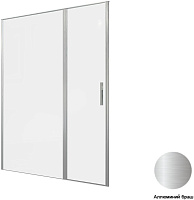 Дверь в нишу Allen Brau Priority 3.31038.BA 160*200 см, профиль серебро браш/стекло прозрачное