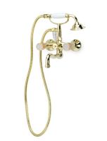 Смеситель для ванны Boheme ROYAL CRYSTAL 293-Royal/CRST, золото