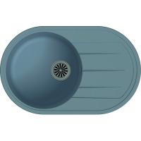 Мойка кухонная Ewigstein Elegant 75х47 Серый металлик