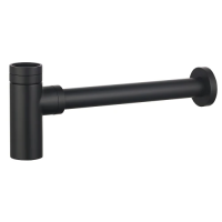 Сифон для раковины латунный, черный матовый AQUAme AQM7010MB Сифон для раковины латунный, черный матовый AQUAme AQM7010MB