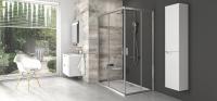 Душевой угол Ravak Blix BLRV2К-110 1XVD0100ZG 110*190 см, профиль белый/стекло матовое