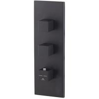 Смеситель с термостатом Noken Oxo N113700065 Для ванны и душа  Черный матовый Смеситель с термостатом Noken Oxo N113700065 Для ванны и душа  Черный матовый