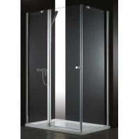 Душевой уголок Cezares Elena ELENA-W-AH-1-90/80-P-Cr-L 90x80 левый стекло рифленое/хром