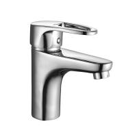 Смеситель Decoroom DR67011 одноручный для умывальника монолитный, хром