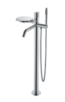 Смеситель для ванны напольный Boheme Stick 129-CRCR.2, хром