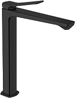 Смеситель для раковины Paffoni Tilt TI081NO высокий, черный матовый