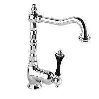 Смеситель Cezares Margot LSM2-01-N Для раковины Хром(ручка чёрная) с д/к