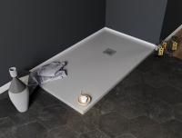 Поддон литьевой камень Aquanet Pleasure 160*90 см, серый