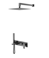 Душевая система Boheme Qubic 474-GM, графит