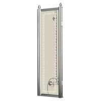 Боковая стенка Cezares Retro RETRO-A-100-FIX-CP-Cr 100 стекло прозрачное с матовым узором/хром