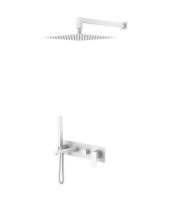 Душевая система Boheme Qubic 474-MW, белая матовая