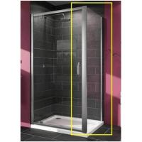 Боковая стенка Huppe (Hueppe) X1 140503.069.321 80 стекло прозрачное/хром