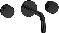 Смеситель для раковины Paffoni Jo JO003NO встраиваемый в стену, черный матовый