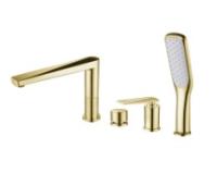 Смеситель на борт ванны Boheme VENTURO 380, золото Смеситель на борт ванны Boheme VENTURO 380, золото