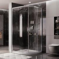 Душевой уголок Ambassador Kingston 14011105 Хром / Прозрачное стекло 100х100