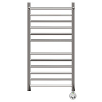 Полотенцесушитель электрический Point Аврора PN10158SPE П11 500x800 с полкой левый/правый, хром Полотенцесушитель электрический Point Аврора PN10158SPE П11 500x800 с полкой левый/правый, хром