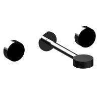 Смеситель Cisal Slim SM01351040 для раковины Хром | Черный матовый