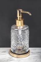 Дозатор настольный Boheme Crystal Luxury Options 10228, золото