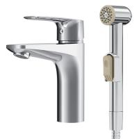 Смеситель раковины с гигиеническим душем Am.Pm Gem, хром