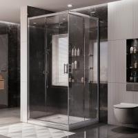 Душевой уголок Ambassador Kingston 14011103 Хром / Прозрачное стекло 100х100