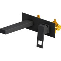 Смеситель Timo Briana 7171/03SM Для раковины встраиваемый Черный Матовый