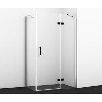 Душевой уголок WasserKraft Aller 10H06RBLACK MATT 120x80 правая стекло прозрачное/черная матовая