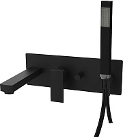 Встраиваемый комплект для ванны и душа Paffoni Elle EL001NO, черный матовый