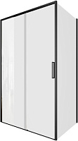Душевой угол Aquanet Pleasure Evo AE65-120x90-BT 120*90*190 см, профиль черный, прозрачное стекло