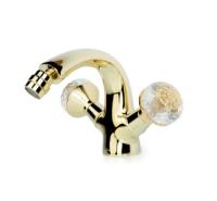 Смеситель для биде Boheme Flora 296-FL, золото