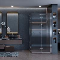 Душевой уголок Ambassador Diamond 12011110 Хром / Прозрачное стекло 100х100