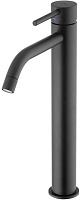 Смеситель для раковины Paffoni Light LIG085NO высокий, черный матовый