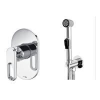 Смеситель с гигиеническим душем WasserKraft A111856 встраиваемый, для биде Смеситель с гигиеническим душем WasserKraft A111856 встраиваемый, для биде