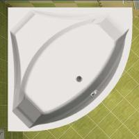 Акриловая ванна Vagnerplast Veronela VPBA140VEA3X-04 140х140