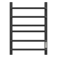 Полотенцесушитель электрический Point Сатурн PN90846B П6 400x600 диммер справа, черный Полотенцесушитель электрический Point Сатурн PN90846B П6 400x600 диммер справа, черный